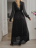 Sequin Dress Women Evening Long Dresses Female Party Sexy Long Sleeve Dress Ladies Prom Fashion High Split Vestidos Mujer