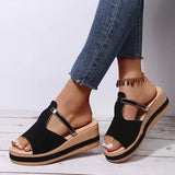 Uniwim 2024 summer new women's slippers Brazilian style wedges outdoor casual shoes  heels  sandals  slides