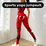 Uniwim Tie Dye Yoga Women's Tracksuit Fitness Yoga Sets Sportswear Workout Bra+High Waist Leggings Gym Clothing Seamless Sports Suits