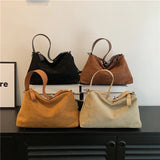 Uniwim Faux Suede Sense of Luxury Hobos Hand Bags Simple Versatile High Quality Shoulder Bags for Women 2024 Casual Fashion Hot Sale