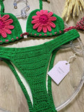 Uniwim Women Swimwear Micro Bikini Sets Sexy Flower Mujer Crochet Swimsuit Adjustable Cup Beachwear Maillot De Bain Femme Bathing Suit