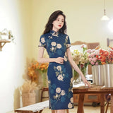 Cheongsam Qipao Fashion Clothes Casual Elegant Ethnic Style Vintage Dress for Women Streetwear Women Clothing Party Chinese