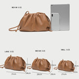 Uniwim Soft Pu Leather Women Shoulder Bag High Quality Small Cloud Crossbody Bags for Women Fashion Female New Handbags Messenger Bags