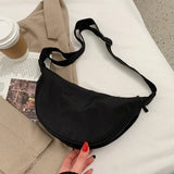 Uniwim Upgraded Version Simple Design Women's Messenger Bag Nylon Hobos Small Shoulder Bags Vintage Female Girls Purse Cloth Handbags