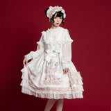 Uniwim Original Lolita Reunion World OP long-sleeved everyday elegant dress headband