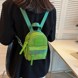 Uniwim Mini Backpacks For Women Kawaii School Backpack Girls Green Shoulders Bag Travel Knapsack Crossfit Packbag Korean Purse Ins