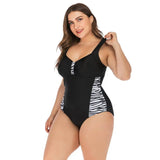 Uniwim Sexy Leopard Large Plus Size 5XL Swimwear Women One Piece Swimsuit For Fat Lady Beach Bathing Swiming Suits Biquini Female