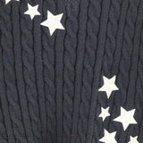 Uniwim Winter Midnight Navy Blue Knitted Cardigans Women Spring Y2k Casual Star Embroidery Single Breasted XS-5XL Sweaters