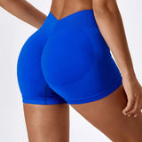 Uniwim Seamless Yoga Shorts Women Gym Clothes Cycling Shorts Sports Scrunch Butt Fitness Gym Shorts Leggings Outfit Shorts For Women