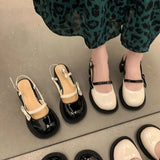 Uniwim Mary Janes Platform Shoes Summer Buckle Bow Round Toe Sweet Casual Shoes Lolita Hollow Fairy Elegant Sandals Woman Shoes