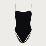 Uniwim Sexy Women One Piece Swimsuit Female Swimwear 2024 PachworkMonokini Push Up Swimming Suit Bandeau Bathing Suit Brazilian Biquini