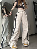 Uniwim  Y2k Techwear Streetwear Sweatpants Women Korean Style Hip Hop Harajuklu Cargo Pants Lady Wide Leg Joggers Trousers 2024