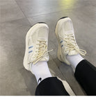 Uniwim   Fashion Spring Running Platform Women's Sneakers Sports Korean Casual New Shoes Flat Vulcanize Canvas Basket Tennis