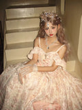 Uniwim Pink lolita Zidi gorgeous sweet dress Heavy Princess Lolita dress