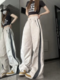 Uniwim  Y2k Techwear Streetwear Sweatpants Women Korean Style Hip Hop Harajuklu Cargo Pants Lady Wide Leg Joggers Trousers 2024