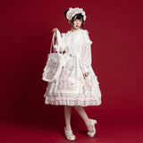 Uniwim Original Lolita Reunion World OP long-sleeved everyday elegant dress headband