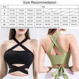 Uniwim Cloud Hide Workout Sports Bra Gym Fitness Underwear XL Camis Sexy Strappy Yoga Crop Top Women Running Vest Gym Shirt Sportswear