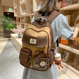 Uniwim Fashion Girls Cute Design Bookbag Student Kawaii Shoulder Bag Travel Rucksack Women Laptop Mochila Teens Schoolbag Backpack