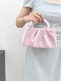 Uniwim Fashion Pearl Handle Women Dinner Clutch Purse Handbags Luxury Design Ladies Square Shoulder Bags Female Small Messenger Bag