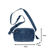 Uniwim Small Denim Women's Bag  Messenger Bag Y2K Handbag Daily Shoulder Cross Bag Jeans Eco Bag Korean Shopping Canvas Satchel Ins