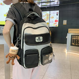 Uniwim Fashion Girls Cute Design Bookbag Student Kawaii Shoulder Bag Travel Rucksack Women Laptop Mochila Teens Schoolbag Backpack