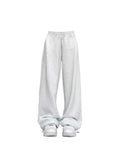 Uniwim Women's Baggy Sweatpants Vintage Y2k Harajuku 90s Retro Pants High Waist Wide Leg Jogger Trousers Streetwear 2000s Clothes