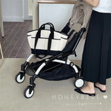 Uniwim Ins Mommy Bag Large Capacity Casual Crossbody Mother and Baby Diaper Bag for Outdoor Canvas Mummy Bag MATERNITY Pack