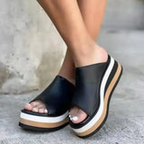 Uniwim 2024 summer new women's slippers Brazilian style wedges outdoor casual shoes  heels  sandals  slides