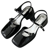 Uniwim Gift Square Toe Mary Jane Shoes