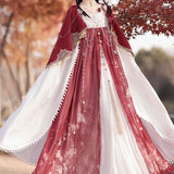 Uniwim Outfit Ideas Tassel Butterfly Flower Hanfu Dress Set