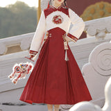 Uniwim Outfit Ideas Tassel Flower Dress Hanfu Set