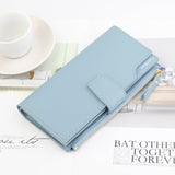 Uniwim Christmas Gifts Women Long Two-Fold Stacked Wallet