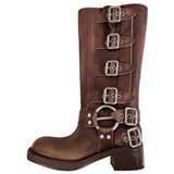 Uniwim Gift Grunge Sleaze Buckle Boots